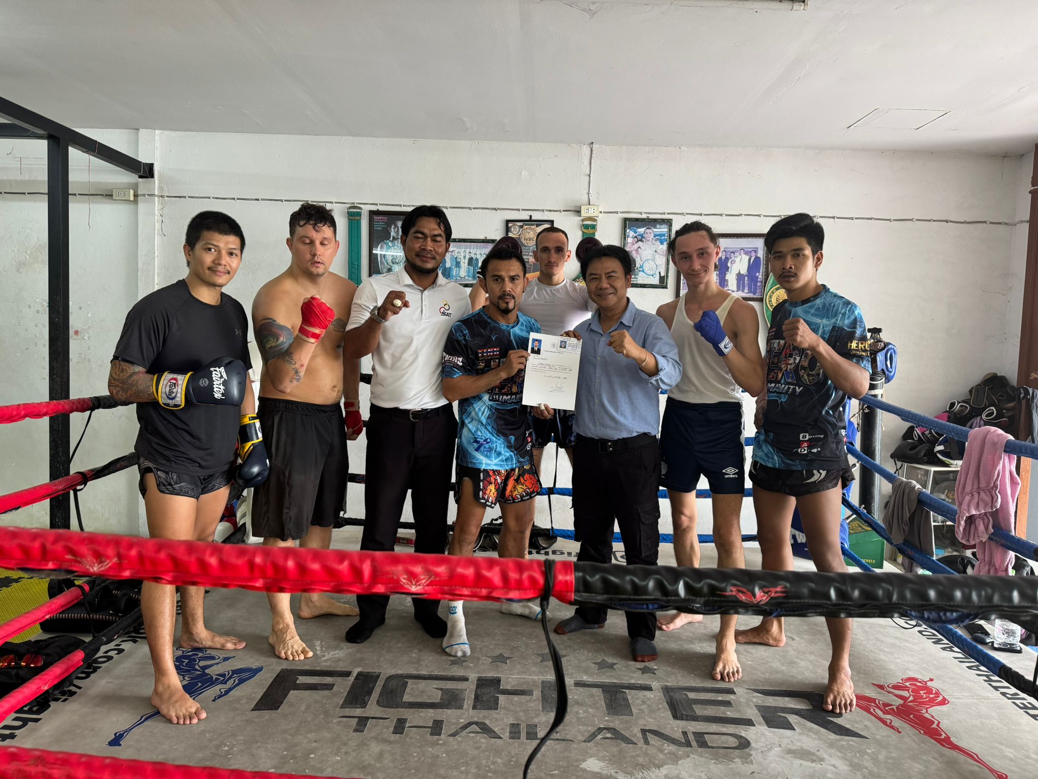 Group in ring with certificate